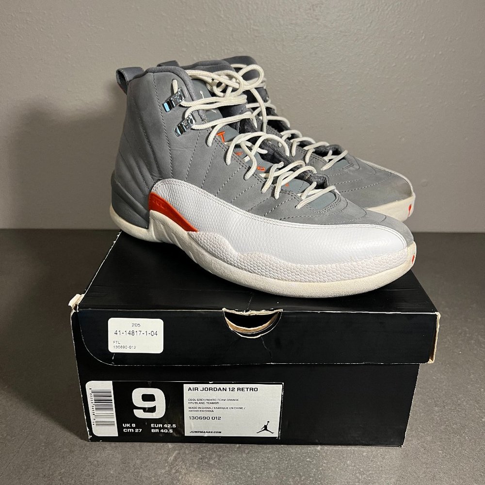 Jordan 12 Cool Grey sz 9